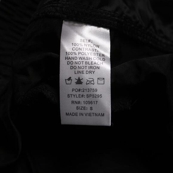 Buckle Shinestar Crinkle Pleated Tapered Pants High Rise Black Textured Size S - Picture 9 of 10